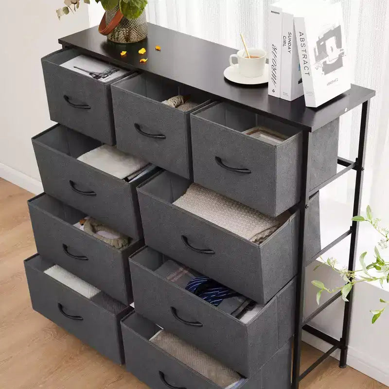 MAYEERTY Cajonera de tela para almacenamiento y organización, Cómoda