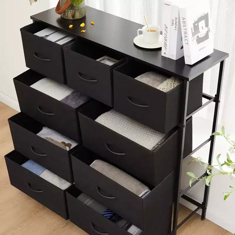 MAYEERTY Cajonera de tela para almacenamiento y organización, Cómoda