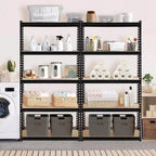 Kitchen Storage, Heavy Duty Storage Shelves 36 x 18 x 72, 5 Tier Durable Metal Construction, Adjustable Shelving, Storage Utility Rack Shelf Unit