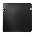 Espejo de pared cuadrado para baño con marco de metal negro - Elegante y duradero