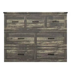 Cama Murphy ModernLuxe de tamaño matrimonial/queen, plegable, que ahorra espacio, con estación de carga y cajón de almacenamiento, blanco/gris