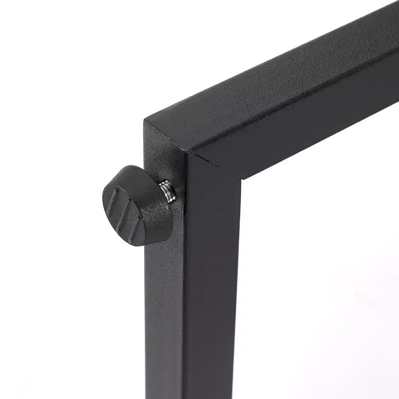 Estantería de esquina VECELO, estantes triangulares, mesa auxiliar/de centro con estructura de metal para sala de estar, espacios pequeños, marrón/gris