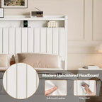 Base de cama flotante GustoWave, con luces LED y estación de carga