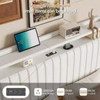 Base de cama flotante GustoWave, con luces LED y estación de carga