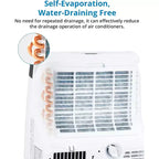 Acekool 10000 BTU Portable Air Conditioner, 3-in-1 AC with Fan & Dehumidifier, Remote, 3 Speeds, 24H Timer, Cools Rooms Up to 450 Sq.Ft, Easy Install