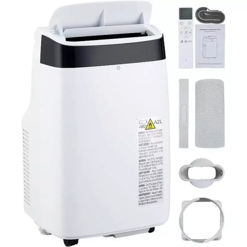 Acekool 10000 BTU Portable Air Conditioner, 3-in-1 AC with Fan & Dehumidifier, Remote, 3 Speeds, 24H Timer, Cools Rooms Up to 450 Sq.Ft, Easy Install