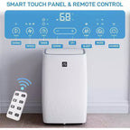 Acekool 14000 BTU Portable Air Conditioner, 3-in-1 Quiet AC with Dehumidifier & Fan, Remote, Timer, Cools Up to 750 Sq.Ft, Easy Install, Mobility