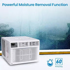 Acekool 10000 BTU Window Air Conditioner, Smart Wi-Fi AC Unit Cools Rooms Up to 450 Sq.Ft, Quiet Energy Saving, Remote App Control, Easy Install
