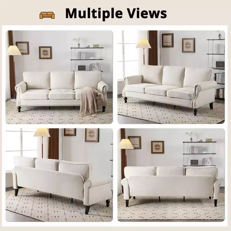 Karl Home | Sofá de 3 plazas de 82.68 pulgadas de ancho