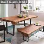 Juego de 2 Patas de Mesa de Metal Negro, Patas de Mueble de Estilo Industrial para Mesas de Comedor, Mesas de Centro, Soporte Duradero y Moderno para el Hogar y la Oficina