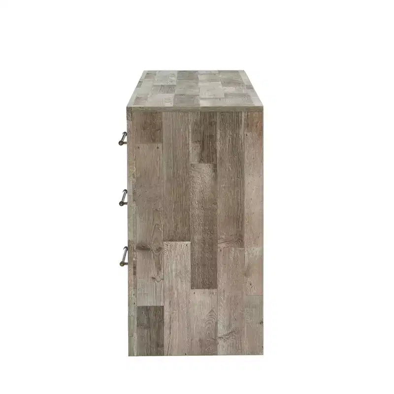 Cómoda de 6 cajones Probe Hues Modern, armario de gran almacenaje para dormitorio, sala de estar, entrada