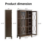 Aparador bufé de acabado elegante con patas ajustables y dispositivo antivuelco - La solución de almacenamiento perfecta para el comedor o la sala de estar