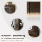 Aparador bufé de acabado elegante con patas ajustables y dispositivo antivuelco - La solución de almacenamiento perfecta para el comedor o la sala de estar