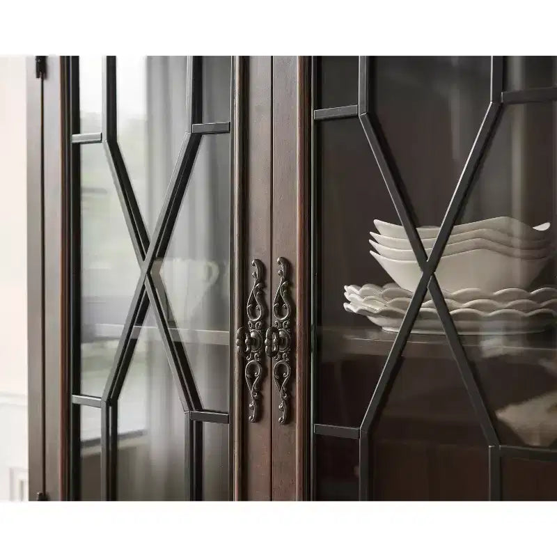 Aparador bufé de acabado elegante con patas ajustables y dispositivo antivuelco - La solución de almacenamiento perfecta para el comedor o la sala de estar