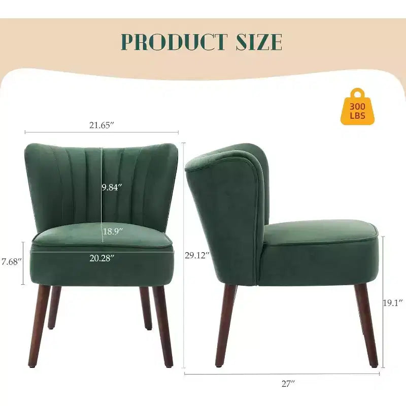 Acekool Sillón decorativo de mediados de siglo