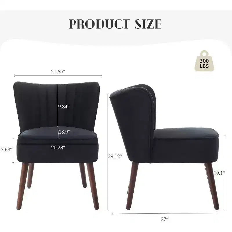 Acekool Sillón decorativo de mediados de siglo