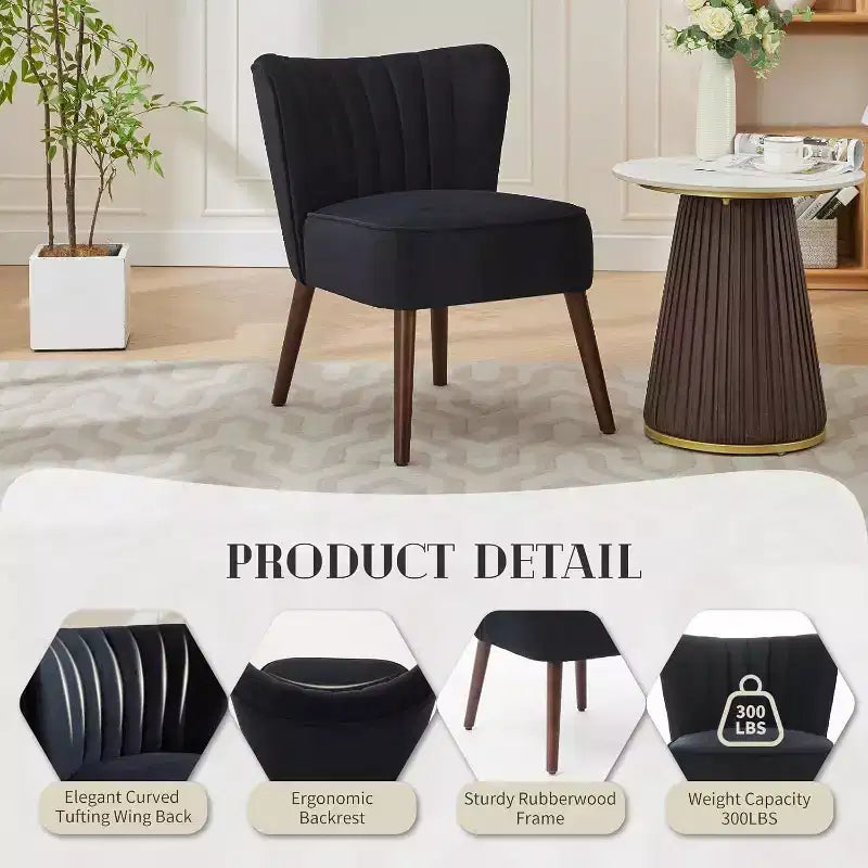 Acekool Sillón decorativo de mediados de siglo