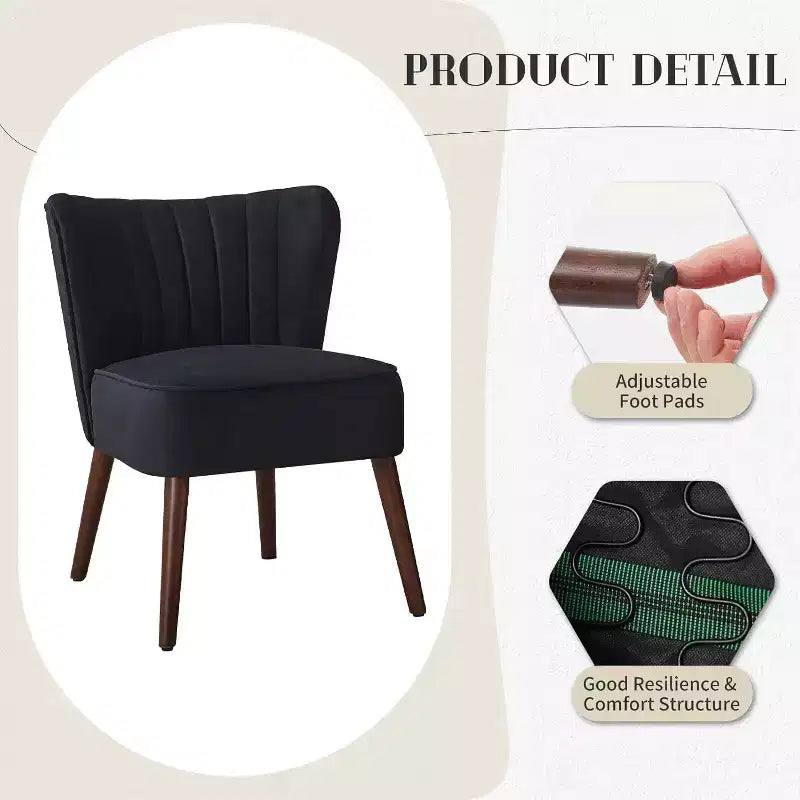 Acekool Sillón decorativo de mediados de siglo