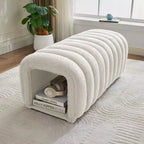 Hyleory Reposapiés Fácil de Conectar, Apto para Mascotas - Banco de Cama 2 en 1 y Túnel de Juego con 2 Almohadillas Extraíbles