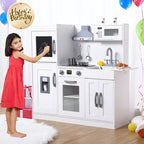 Juego de cocina para niños, juego de simulación de chef de madera con 20 accesorios de cocina, juego de simulación de utensilios de cocina de madera