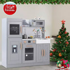 Juego de cocina para niños, juego de simulación de chef de madera con 20 accesorios de cocina, juego de simulación de utensilios de cocina de madera