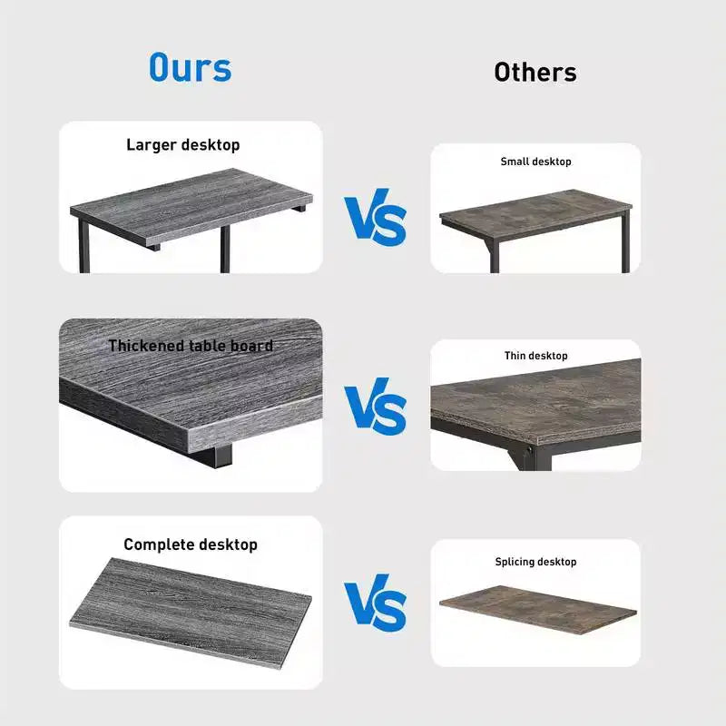 Marsail - Mesa auxiliar en forma de C, 27 pulgadas de alto, bandeja para café, sofá, mesa para laptop, soporte para aperitivos con marco de metal