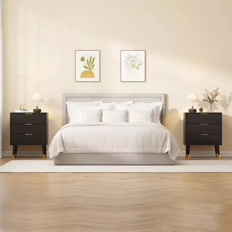 Cómoda de 3 cajones para dormitorio, cómoda moderna para armario, cajonera, mueble organizador con cajones