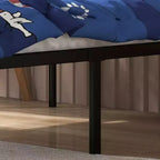 Cama con plataforma de metal Acekool - 12 de almacenamiento tamaño Full