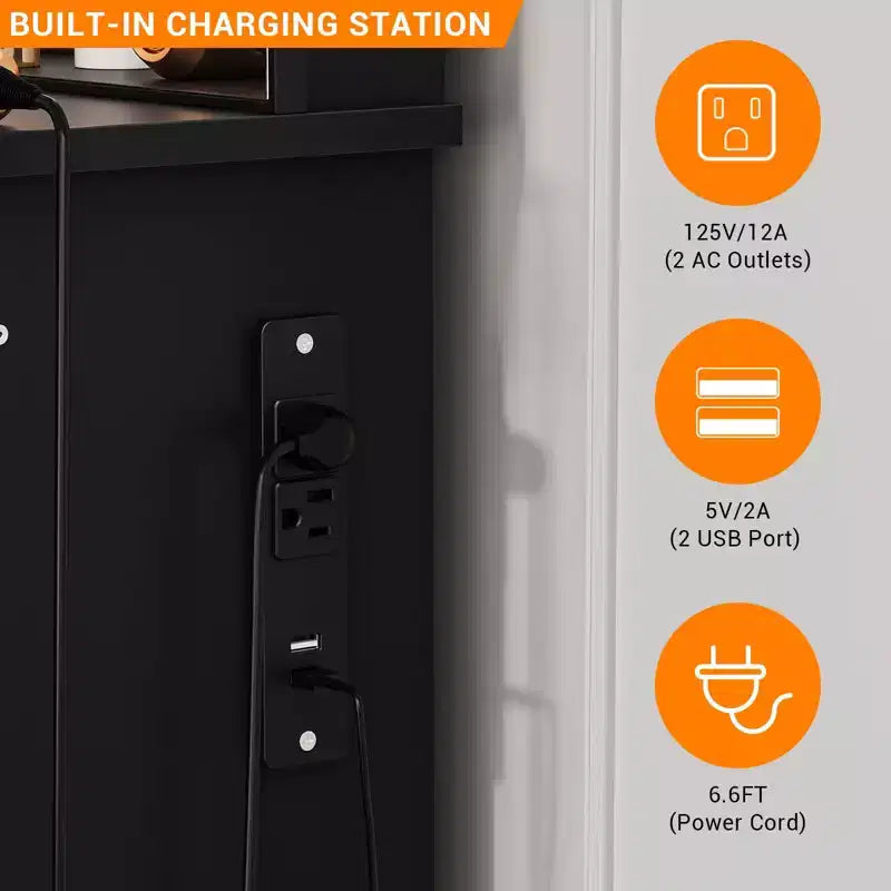 Tocador de maquillaje con espejo LED de 3 modos de luz y tomas de corriente, tocador grande con 7 cajones y gabinete de almacenamiento, mesa de tocador moderna