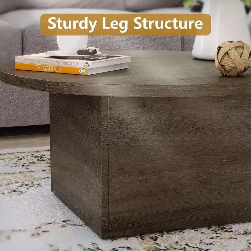 Mesa de centro con capacidad de 25 kg, tablero impermeable de 120 cm y diseño prémium
