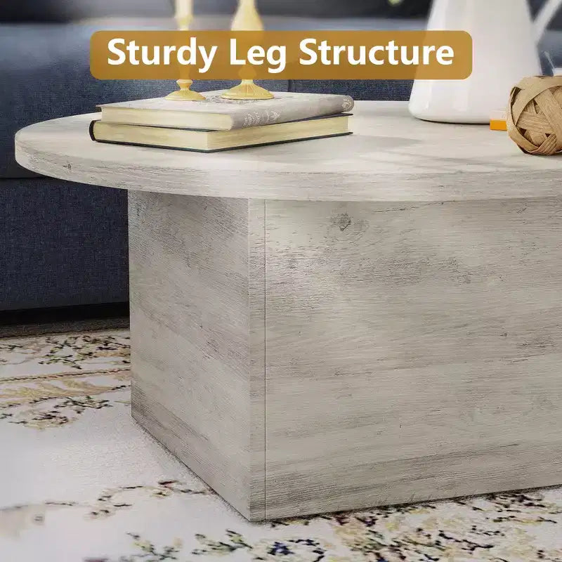 Mesa de centro con capacidad de 25 kg, tablero impermeable de 120 cm y diseño prémium