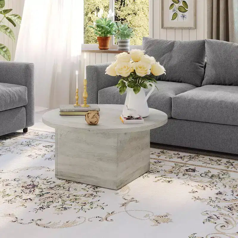 Mesa de centro con capacidad de 25 kg, tablero impermeable de 120 cm y diseño prémium