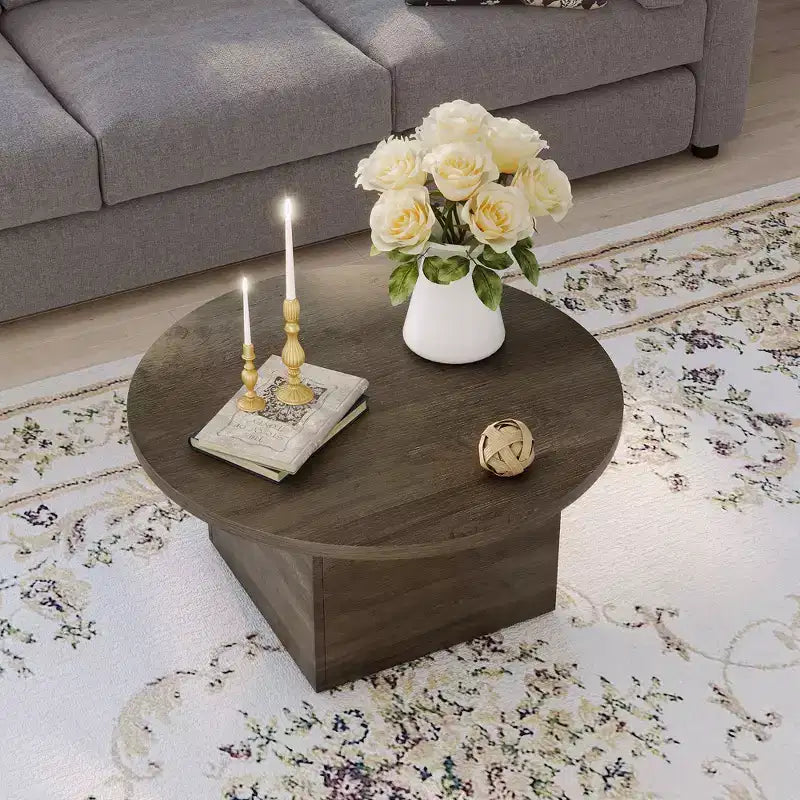 Mesa de centro con capacidad de 25 kg, tablero impermeable de 120 cm y diseño prémium