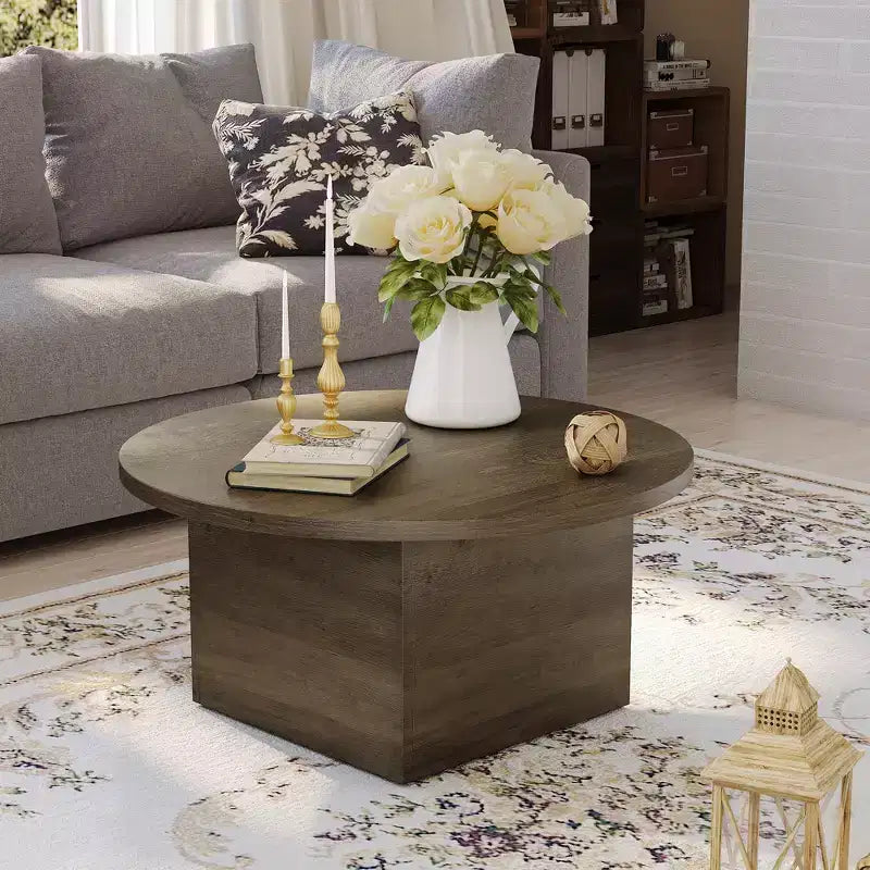 Mesa de centro con capacidad de 25 kg, tablero impermeable de 120 cm y diseño prémium