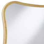 Espejo de pared curvado Uttermost Pavia Gold Metal de 24 x 32