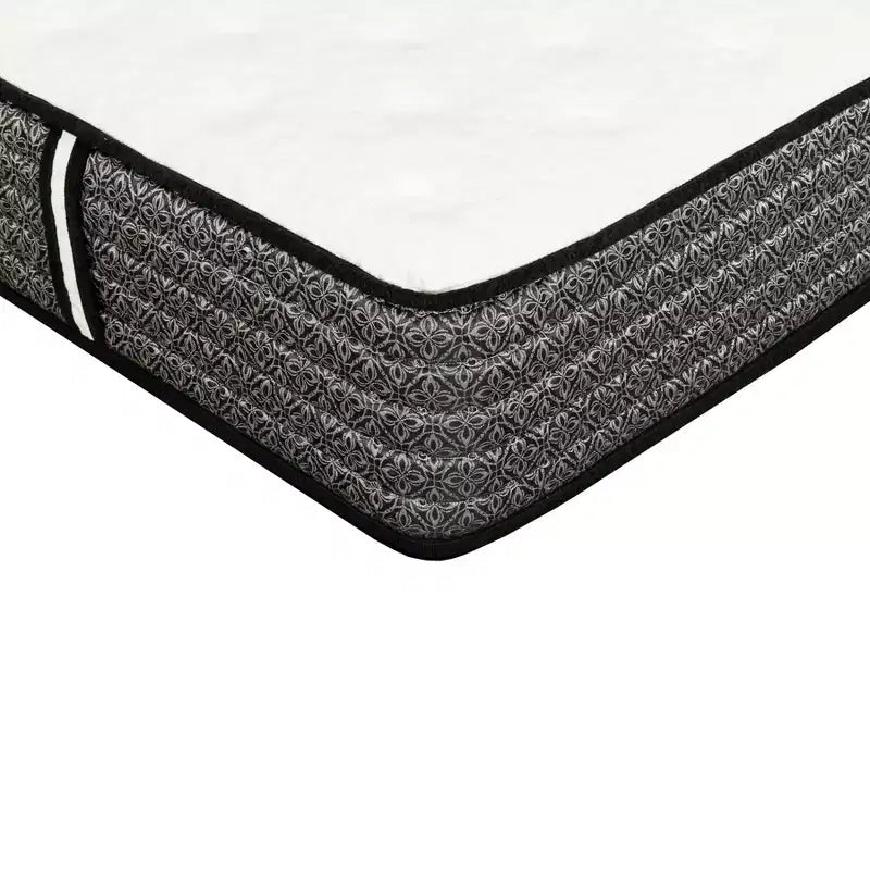 Colchón híbrido HomeStock Majestic de 12 pulgadas con resortes ensacados, gris