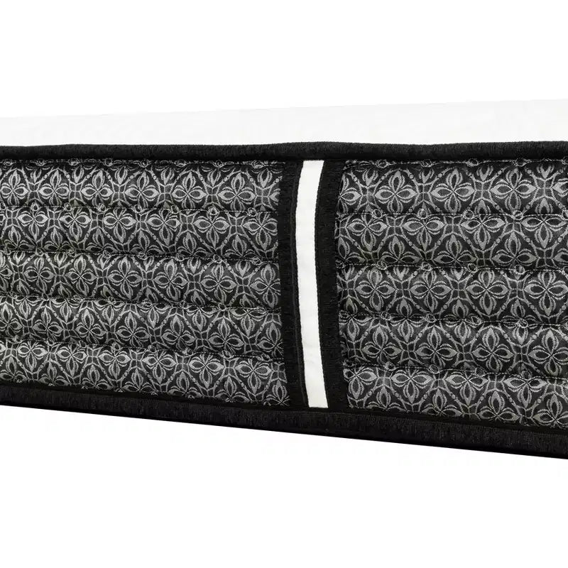 Colchón híbrido HomeStock Majestic de 12 pulgadas con resortes ensacados, gris