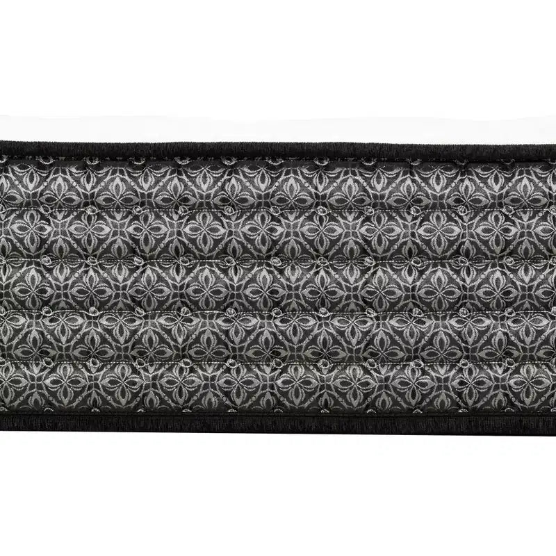 Colchón híbrido HomeStock Majestic de 12 pulgadas con resortes ensacados, gris