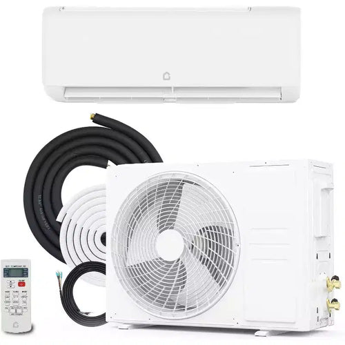 Acekool 24000 BTU Mini Split AC & Heat Pump, 21 SEER2 Inverter, WiFi & Alexa, Ductless System with Install Kit for up to 1500 Sq Ft Rooms