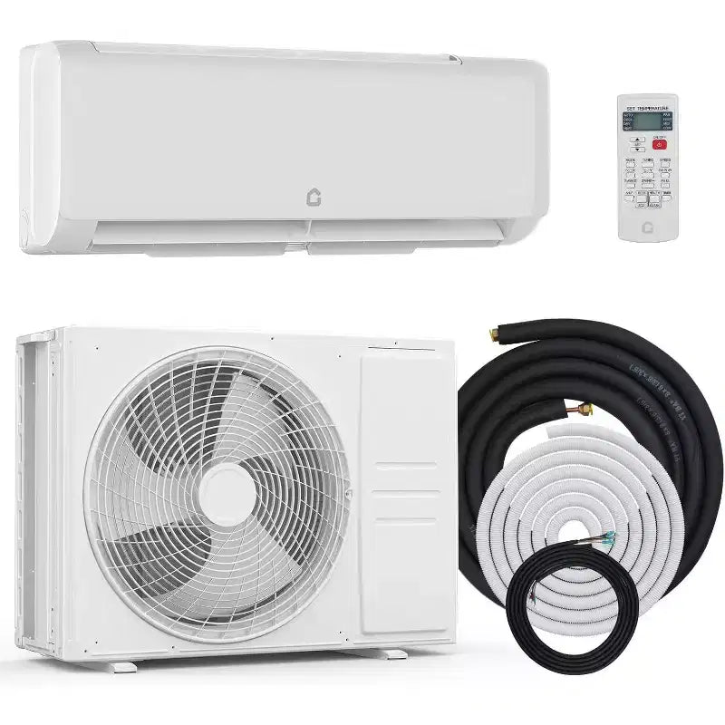 Acekool 18000 BTU Mini Split AC & Heat Pump, 19 SEER2 Inverter, WiFi, Ductless System for Rooms up to 1250 Sq Ft, Installation Kit Included
