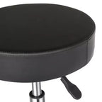 Taburete giratorio hidráulico con ruedas, altura ajustable para spa, tienda, masaje, medicina, trabajo u oficina