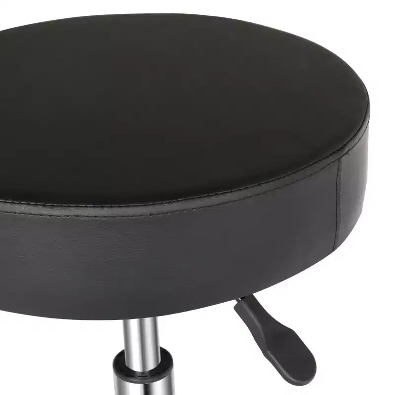 Taburete giratorio hidráulico con ruedas, altura ajustable para spa, tienda, masaje, medicina, trabajo u oficina