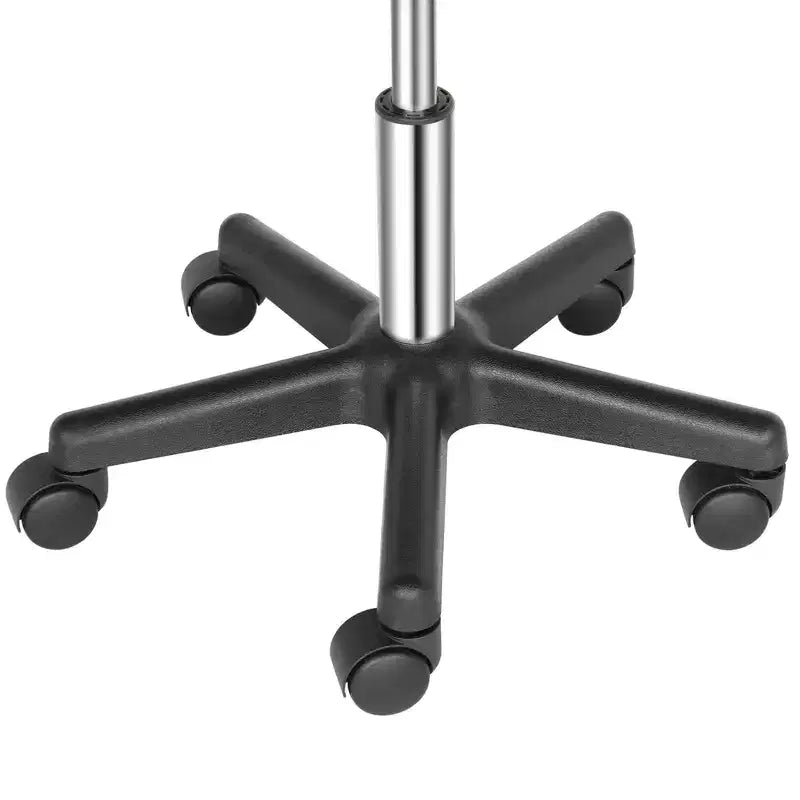 Taburete giratorio hidráulico con ruedas, altura ajustable para spa, tienda, masaje, medicina, trabajo u oficina