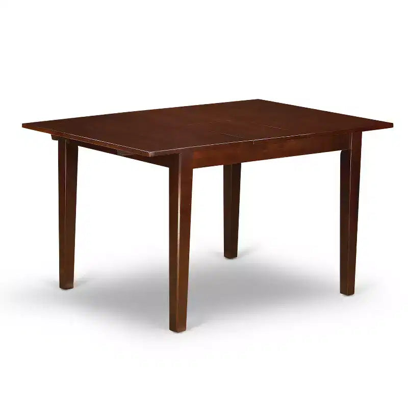 HomeStock Belmont - Juego de comedor de caoba, mesa con extensión de 30 cm y sillas de comedor