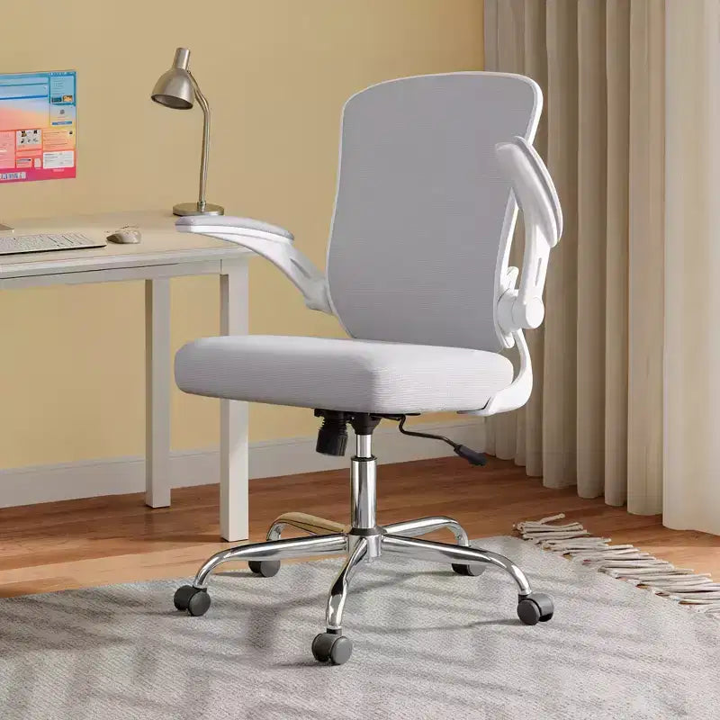 Silla de oficina ergonómica GALAXHERO, silla de escritorio de malla para computadora con reposabrazos abatibles y soporte lumbar ajustable