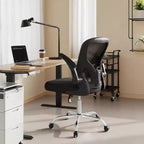 Silla de oficina ergonómica GALAXHERO, silla de escritorio de malla para computadora con reposabrazos abatibles y soporte lumbar ajustable