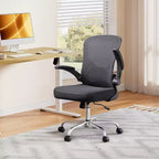 Silla de oficina ergonómica GALAXHERO, silla de escritorio de malla para computadora con reposabrazos abatibles y soporte lumbar ajustable