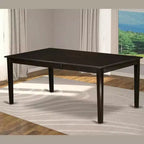 Mesa de comedor rectangular HomeStock con extensión tipo mariposa, acabado capuchino