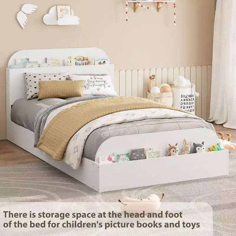 Acekool Diván Doble con Nido, Estructura de Sofá Cama Tapizado con Cajones de Almacenamiento, Cama Moderna para Sala de Estar o Dormitorio