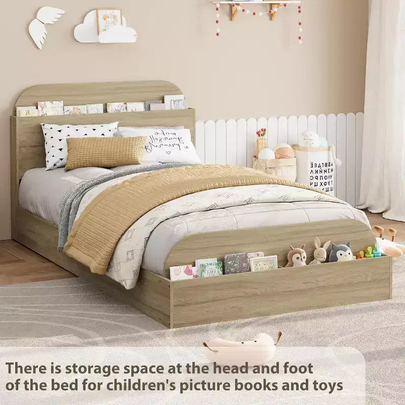Acekool Diván Doble con Nido, Estructura de Sofá Cama Tapizado con Cajones de Almacenamiento, Cama Moderna para Sala de Estar o Dormitorio